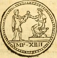 An illustration from C. Suetonius Tranquillus ex recensione Joannis Georgii Graevii ... : accedunt notae selectiores aliorum (1708)
