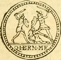 An illustration from C. Suetonius Tranquillus ex recensione Joannis Georgii Graevii ... : accedunt notae selectiores aliorum (1708)