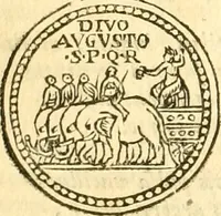 An illustration from C. Suetonius Tranquillus ex recensione Joannis Georgii Graevii ... : accedunt notae selectiores aliorum (1708)