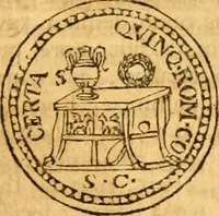 An illustration from C. Suetonius Tranquillus ex recensione Joannis Georgii Graevii ... : accedunt notae selectiores aliorum (1708)