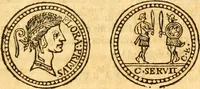 An illustration from C. Suetonius Tranquillus ex recensione Joannis Georgii Graevii ... : accedunt notae selectiores aliorum (1708)