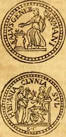 An illustration from C. Suetonius Tranquillus ex recensione Joannis Georgii Graevii ... : accedunt notae selectiores aliorum (1708)