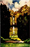 An illustration from A book of English gardens, written (1906)