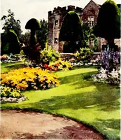 An illustration from A book of English gardens, written (1906)