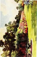 An illustration from A book of English gardens, written (1906)