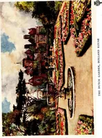 An illustration from A book of English gardens, written (1906)