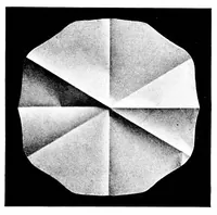 Picture 9 of 14 from T. Sundara Row's Geometric exercises in paper folding; (1901), leaf 106