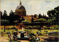 An illustration from Royal palaces & gardens (1916)