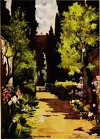 An illustration from Royal palaces & gardens (1916)