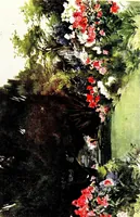 An illustration from Flower grouping in English, Scotch & Irish gardens; notes & 56 sketches in colour (1907)