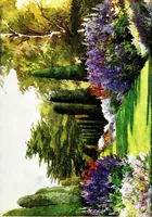 An illustration from Flower grouping in English, Scotch & Irish gardens; notes & 56 sketches in colour (1907)