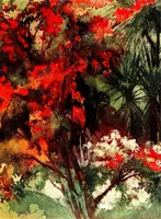 An illustration from Flower grouping in English, Scotch & Irish gardens; notes & 56 sketches in colour (1907)