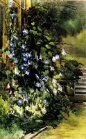 An illustration from Flower grouping in English, Scotch & Irish gardens; notes & 56 sketches in colour (1907)