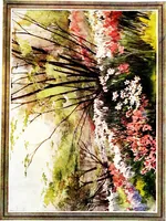 An illustration from Flower grouping in English, Scotch & Irish gardens; notes & 56 sketches in colour (1907)