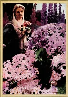 An illustration from My garden of the red, red rose .. (1913)