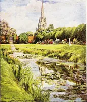 An illustration from The charm of gardens (1910)