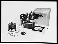 An illustration from Recent developments in drawing by the aid of projection apparatus used on the house lighting system .. (1912)