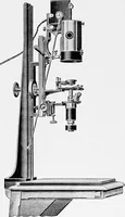An illustration from Recent developments in drawing by the aid of projection apparatus used on the house lighting system .. (1912)