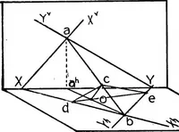 Picture 82 of 216 from Descriptive geometry (1921), leaf 131