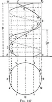 An illustration from Descriptive geometry (1921)