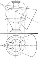 Picture 144 of 216 from Descriptive geometry (1921), leaf 218