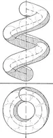 An illustration from Descriptive geometry (1921)