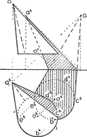 Picture 188 of 216 from Descriptive geometry (1921), leaf 269