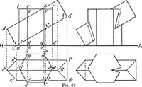 Picture 44 of 216 from Descriptive geometry (1921), leaf 81