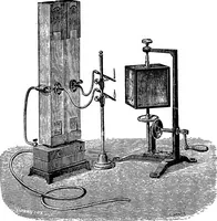 An illustration from A laboratory course in experimental physics (1896)