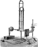 An illustration from A laboratory course in experimental physics (1896)