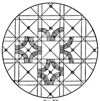 An illustration from The new lace embroidery (Punto tagliato) With 34 illustrations (1905)