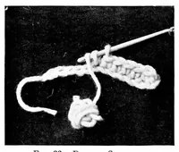 An illustration from Knitting without "specimens"; the modern book of school knitting and crochet (1915)