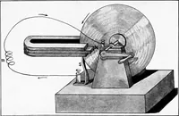 An illustration from Flame, electricity and the camera; man's progress from the first kindling of fire to the wireless telegraph and the photography of color (1900)