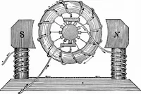 An illustration from Flame, electricity and the camera; man's progress from the first kindling of fire to the wireless telegraph and the photography of color (1900)