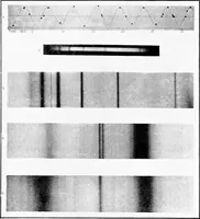 An illustration from Flame, electricity and the camera; man's progress from the first kindling of fire to the wireless telegraph and the photography of color (1900)