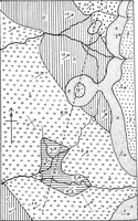 An illustration from Geological and topographical maps, their interpretation and use, a handbook for the geologist and civil engineer (1911)