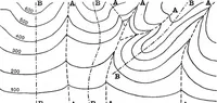 An illustration from Geological and topographical maps, their interpretation and use, a handbook for the geologist and civil engineer (1911)