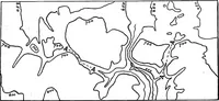 An illustration from Geological and topographical maps, their interpretation and use, a handbook for the geologist and civil engineer (1911)