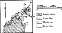 Picture 21 of 43 from Geological and topographical maps, their interpretation and use, a handbook for the geologist and civil engineer (1911), leaf 73