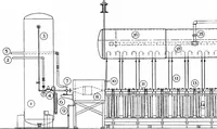 An illustration from Experiments on the rate of heat transfer from a hot gas to a cooler metallic surface (1916)