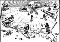 An illustration from Publicity methods for engineers; the proceedings of the first National conference on public information held under the auspices of the American association of engineers (1922)