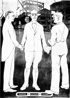 An illustration from Publicity methods for engineers; the proceedings of the first National conference on public information held under the auspices of the American association of engineers (1922)