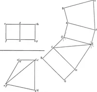An illustration from The essentials of descriptive geometry (1915)