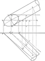 An illustration from The essentials of descriptive geometry (1915)