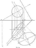 An illustration from The essentials of descriptive geometry (1915)