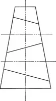 An illustration from The essentials of descriptive geometry (1915)