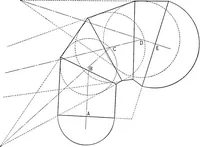 An illustration from The essentials of descriptive geometry (1915)