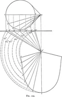 An illustration from The essentials of descriptive geometry (1915)