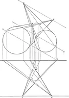 An illustration from The essentials of descriptive geometry (1915)