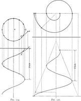 An illustration from The essentials of descriptive geometry (1915)